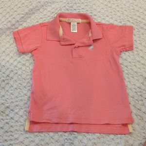 TBBC Pink/ Salmon Polo Pima Cotton